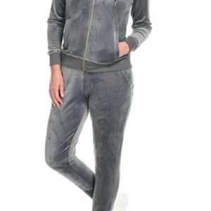 2 piece velour tracksuit set